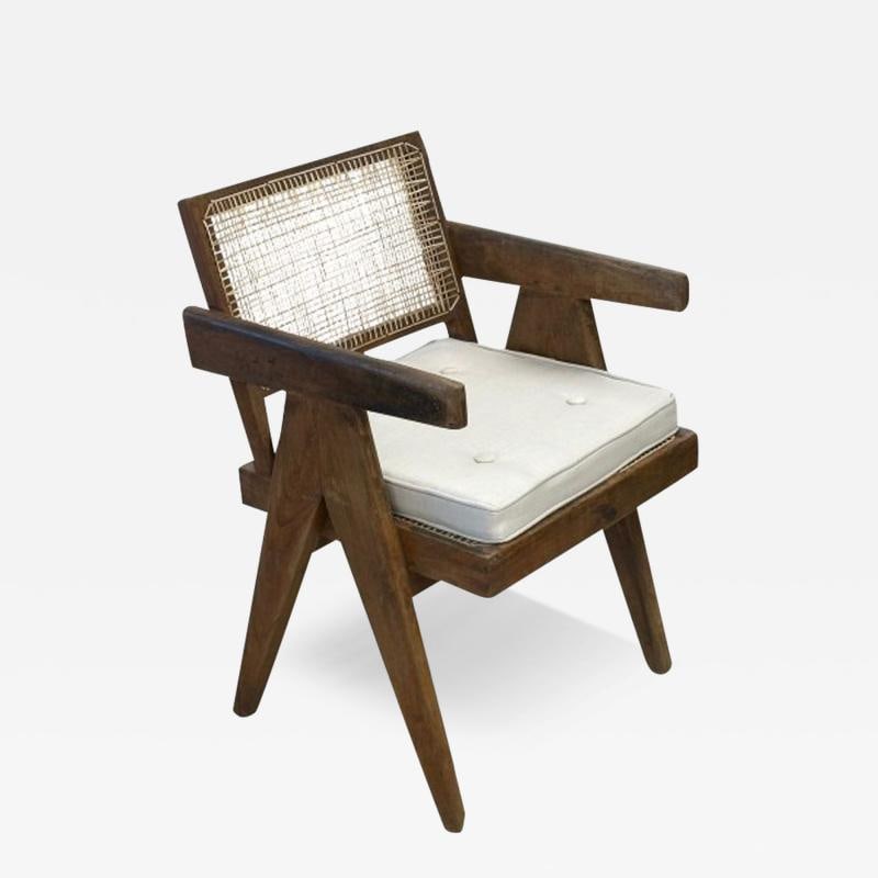 Pierre Jeanneret, French Mid-Century Modern, Arm Chair, Chandigarh c. 1960s (1 of 7)