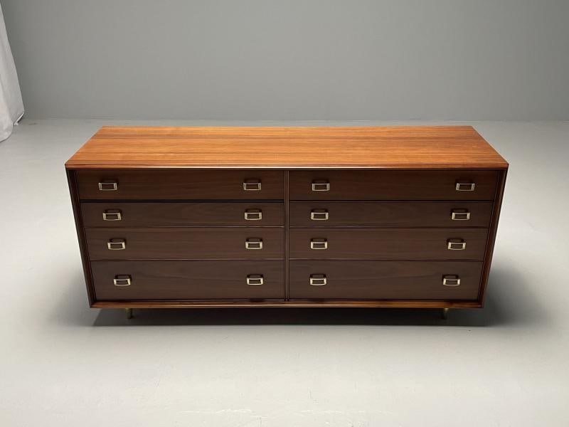 Paul Frankl, John Stuart, Mid-Century Modern, Dresser, Walnut, Brass, USA, 1950s - 2