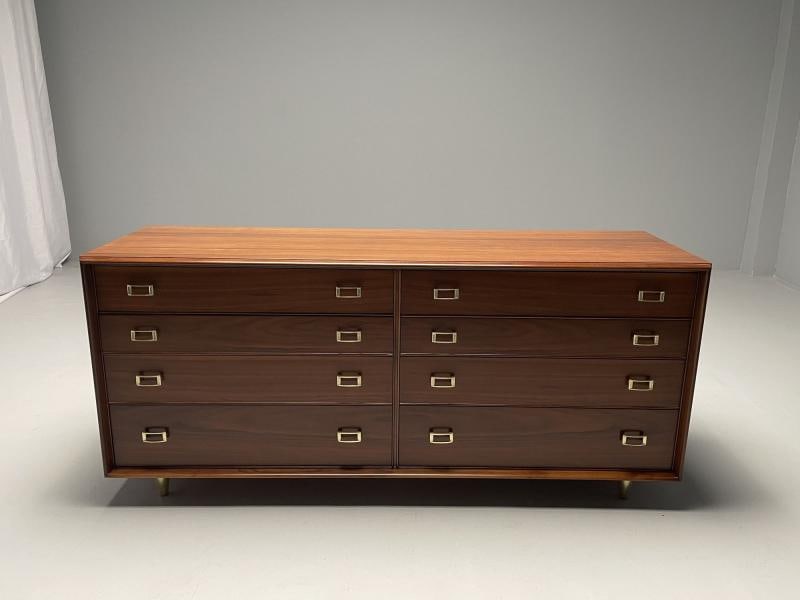 Paul Frankl, John Stuart, Mid-Century Modern, Dresser, Walnut, Brass, USA, 1950s - 3
