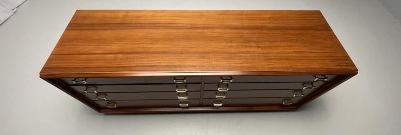 Paul Frankl, John Stuart, Mid-Century Modern, Dresser, Walnut, Brass, USA, 1950s - 6