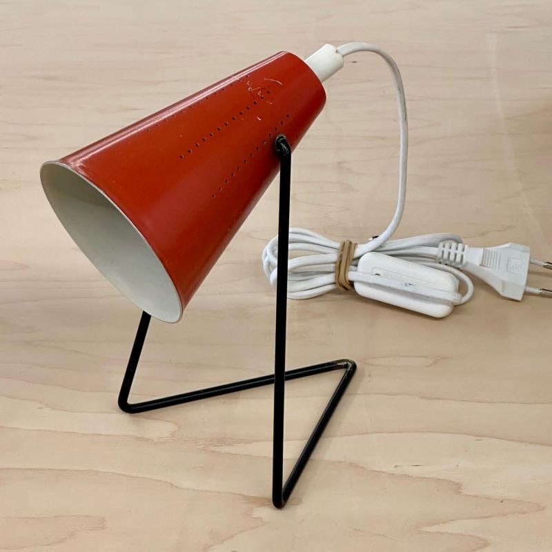Svend Aage Holm Sørensen, Mid-Century Modern, Small Table Lamps, Red Lacquer - 6