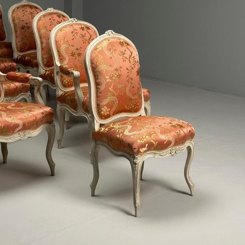 Jean Baptist Cresson, Louis XV, 14 Dining Chairs, France, 18th C., Christies - 5