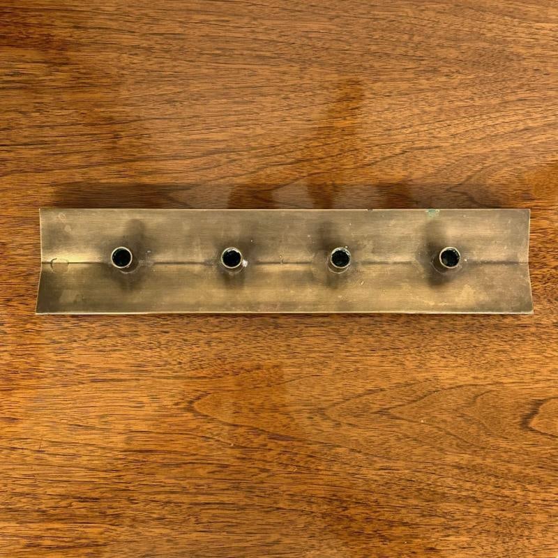 Pierre Forsell, Skultana, Swedish Mid-Century Modern Candle Holder, Brass, 1960s - 6