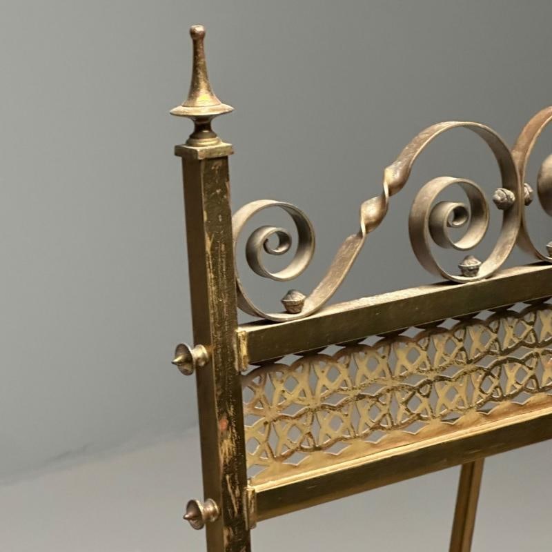 French Neoclassical, Antique Standing Easel, Bronze, France, 1940s - 8