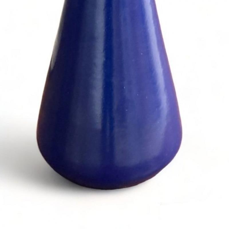Mari Simmulson, Upsala Ekeby, Swedish Mid-Century Modern Blue Ceramic Vase, 1954 - 3
