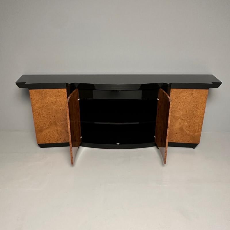 Mid-Century Modern Eva Sideboard by Vladimir Kagan Birdseye Maple, Lacquer, 1983 - 10