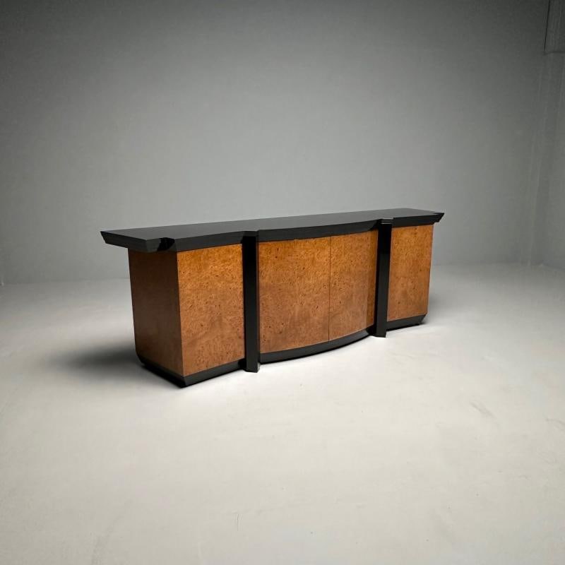 Mid-Century Modern Eva Sideboard by Vladimir Kagan Birdseye Maple, Lacquer, 1983 - 4