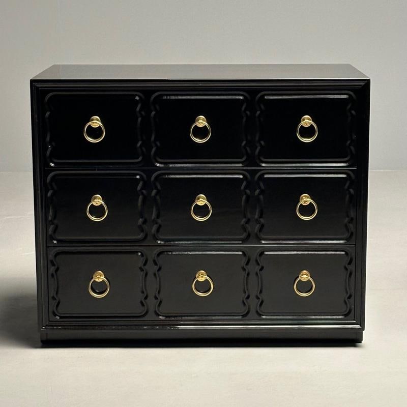 Pair of Dorothy Draper for Heritage Espana Chests / Commodes, Mid Century Modern - 9