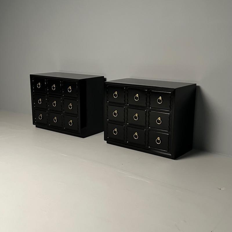 Pair of Dorothy Draper for Heritage Espana Chests / Commodes, Mid Century Modern - 7