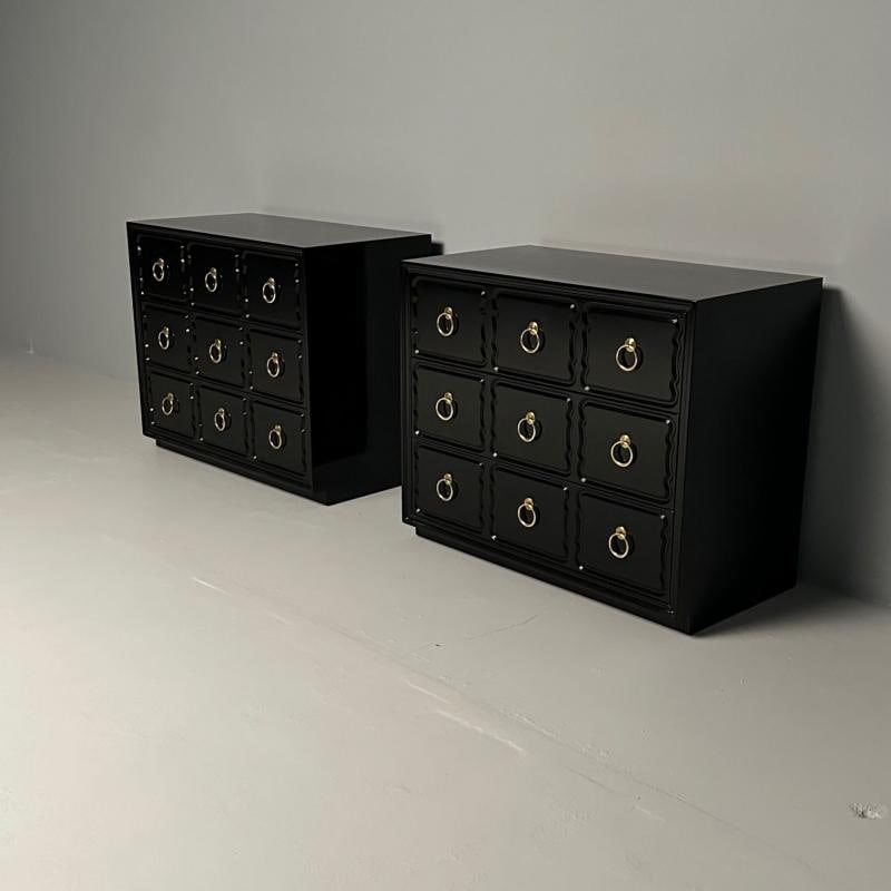 Pair of Dorothy Draper for Heritage Espana Chests / Commodes, Mid Century Modern - 8
