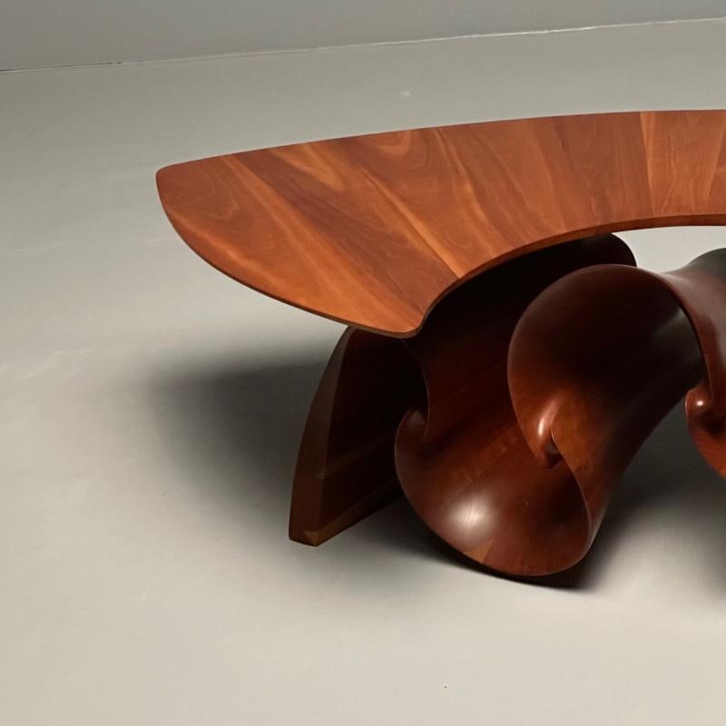 Peter Michael Adams, Mid-Century, Sculptural Coffee Table, Walnut, USA, 1970s - 11