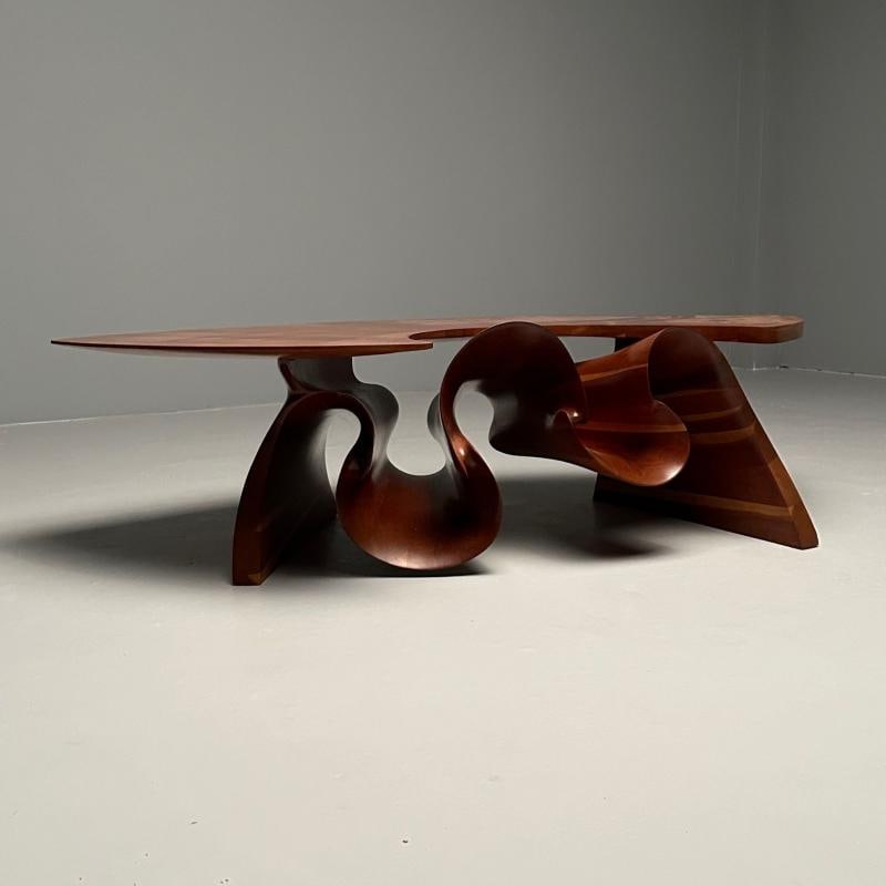 Peter Michael Adams, Mid-Century, Sculptural Coffee Table, Walnut, USA, 1970s - 4