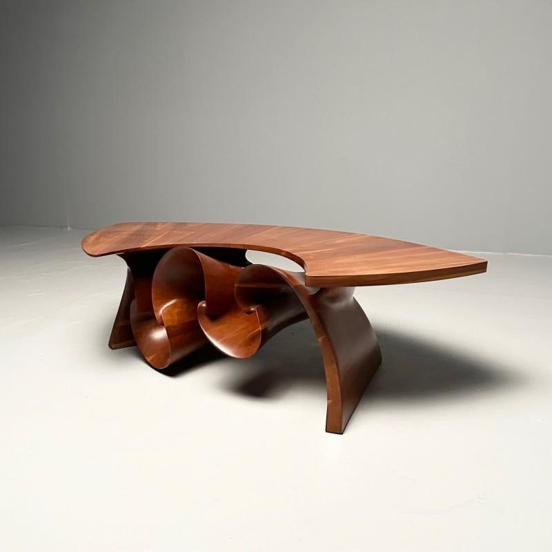Peter Michael Adams, Mid-Century, Sculptural Coffee Table, Walnut, USA, 1970s - 6