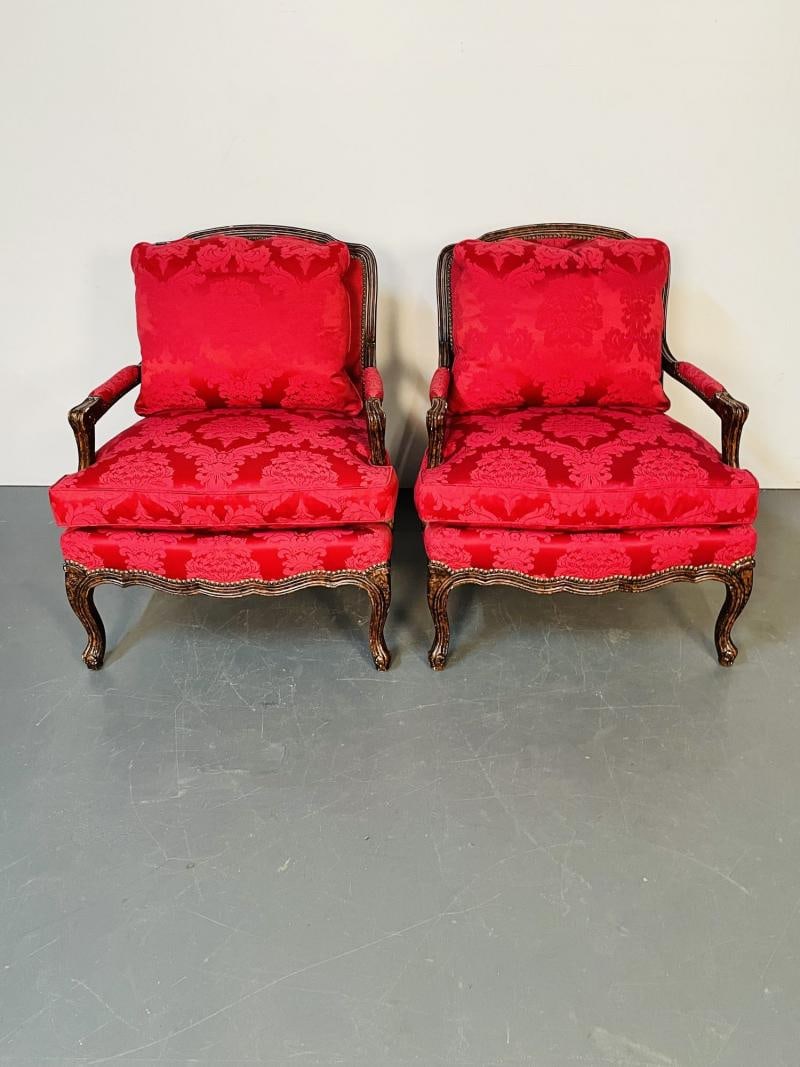 Pair of Tortoise Shell Lounge Chairs/ Marquis by Theodore Alexander, Fauteuils - 9