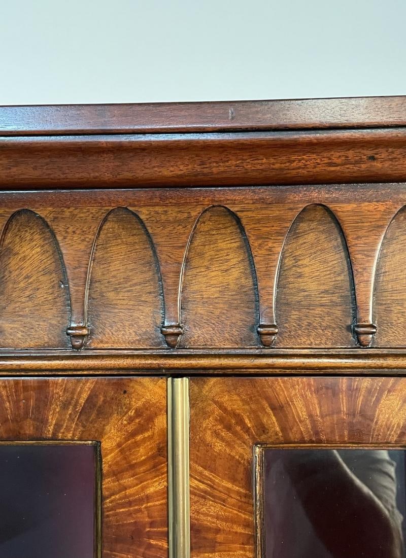 Pair of Bookcase / Showcase Cabinets, Theodore Alexander "Althorp" Mahogany - 9