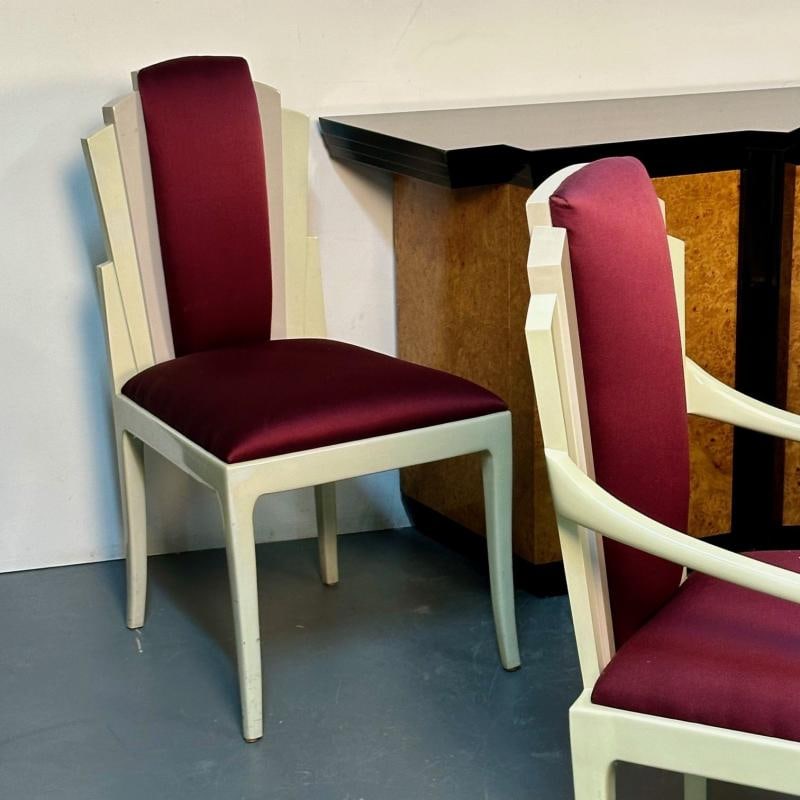 Vladimir Kagan Eva Dining Set, Sideboard, Table, Six Chairs, Labeled, Provenance - 9