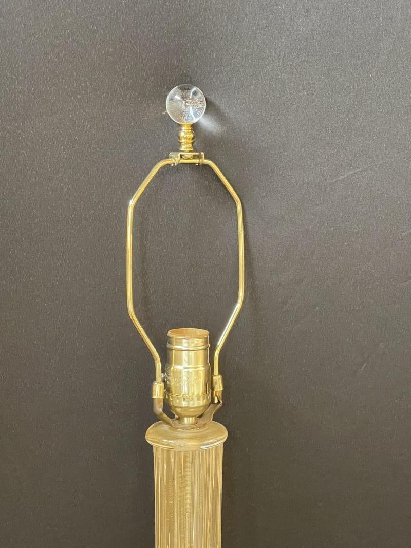 Large Italian Murano Glass Table Lamp, Mid-Century Modern, Barovier Toso Style - 10