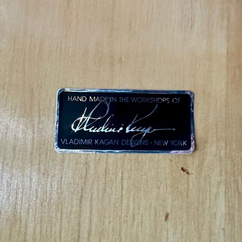 Vladimir Kagan Dining Room Set, Table, Chairs, Sideboard, Labeled, Copeland - 8