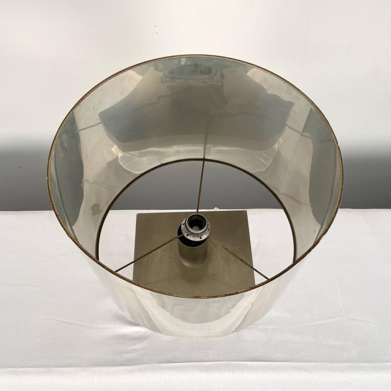 Mid-Century Modern Lucite and Chrome Table / Desk Lamp, Karl Springer Style - 8