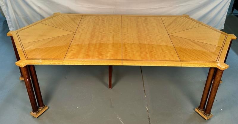 Mid-Century Modern Vladimir Kagan Dining Table, Provenance, Labeled, Two Leaves - 2