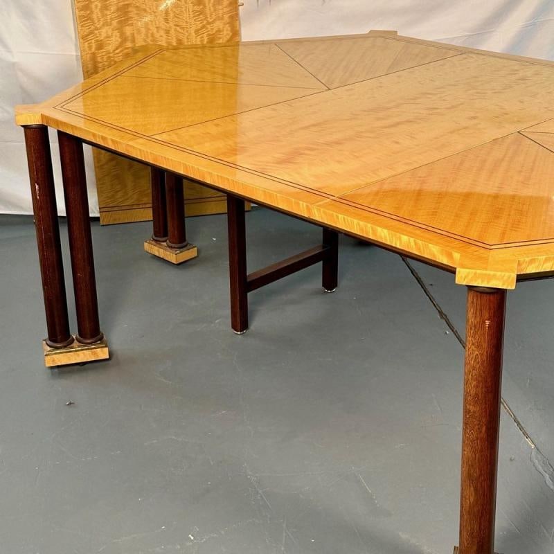 Mid-Century Modern Vladimir Kagan Dining Table, Provenance, Labeled, Two Leaves - 4