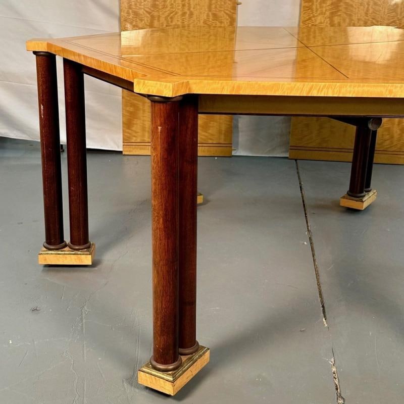 Mid-Century Modern Vladimir Kagan Dining Table, Provenance, Labeled, Two Leaves - 5