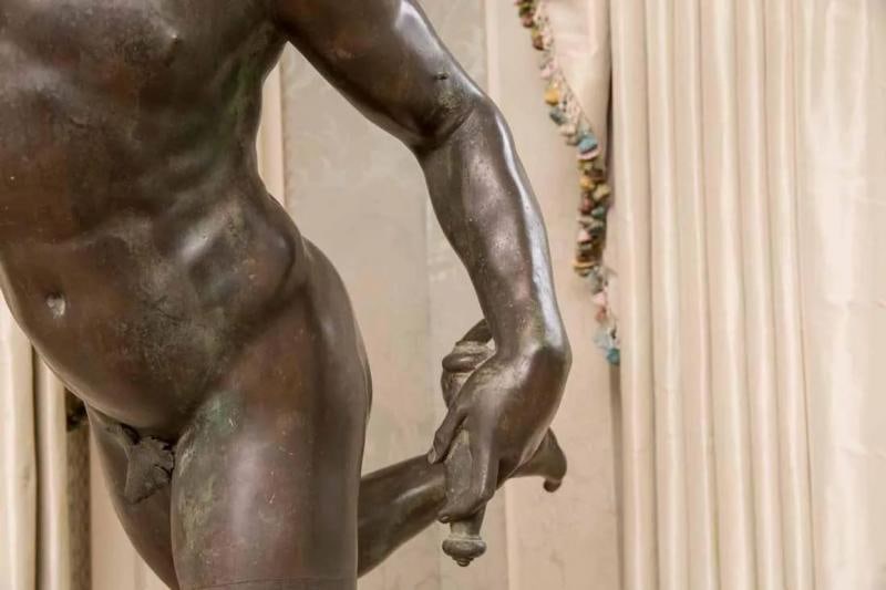 French Artist, Life-Size Statue of Hermes, Bronze, France, 18th Century - 6
