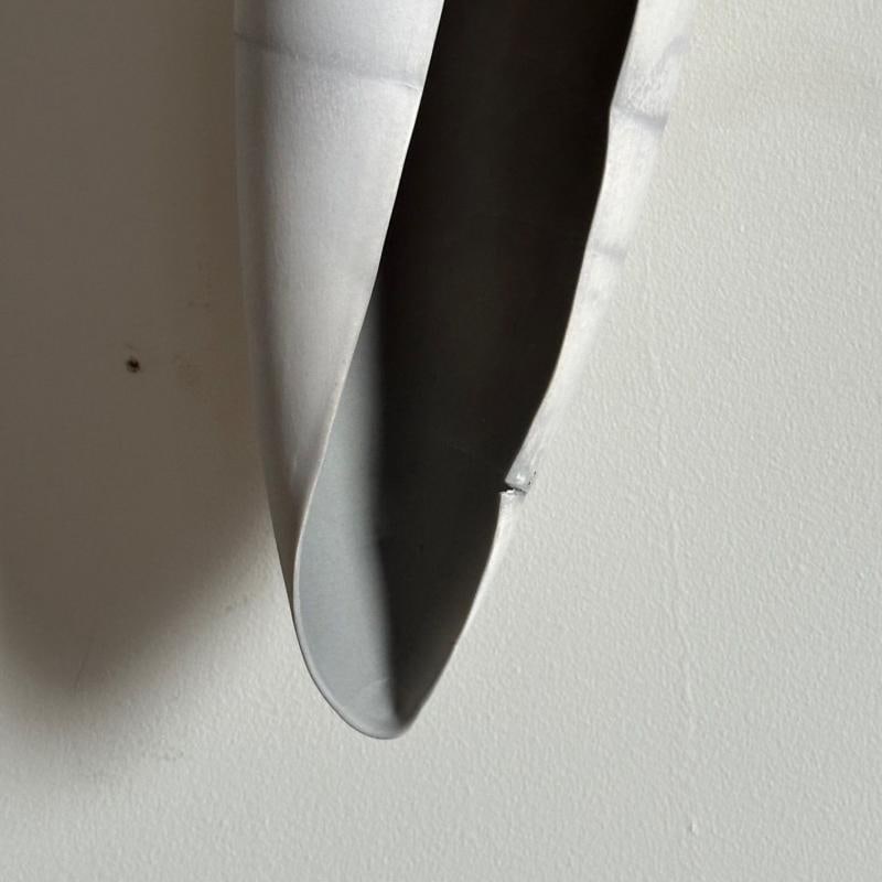 Contemporary Porcelain Wall Art / Hanging Vessel by Ceramic Artist, Paula Murray - 8
