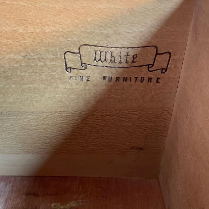 Louis XVI Black Matte Painted Dresser / Cabinet, Refinished, Brass Pulls - 6