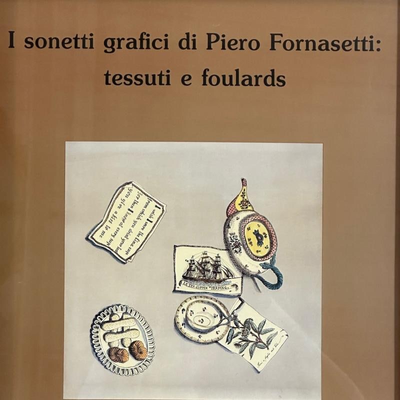 Mid-Century Modern Piero Fornasetti Exhibition Poster, Decorative Art, Framed - 9