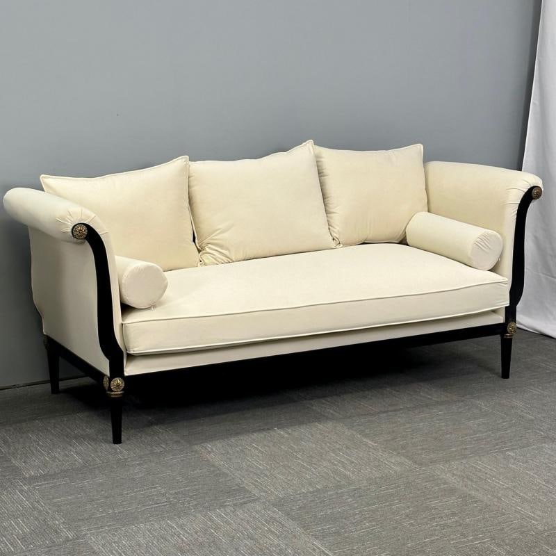 Pair of Steel and Bronze Sofas / Settees, Hollywood Regency, Peter Marino Style - 11