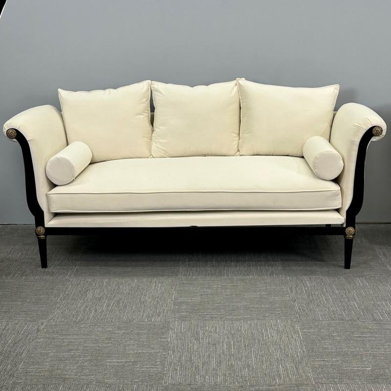 Pair of Steel and Bronze Sofas / Settees, Hollywood Regency, Peter Marino Style - 4