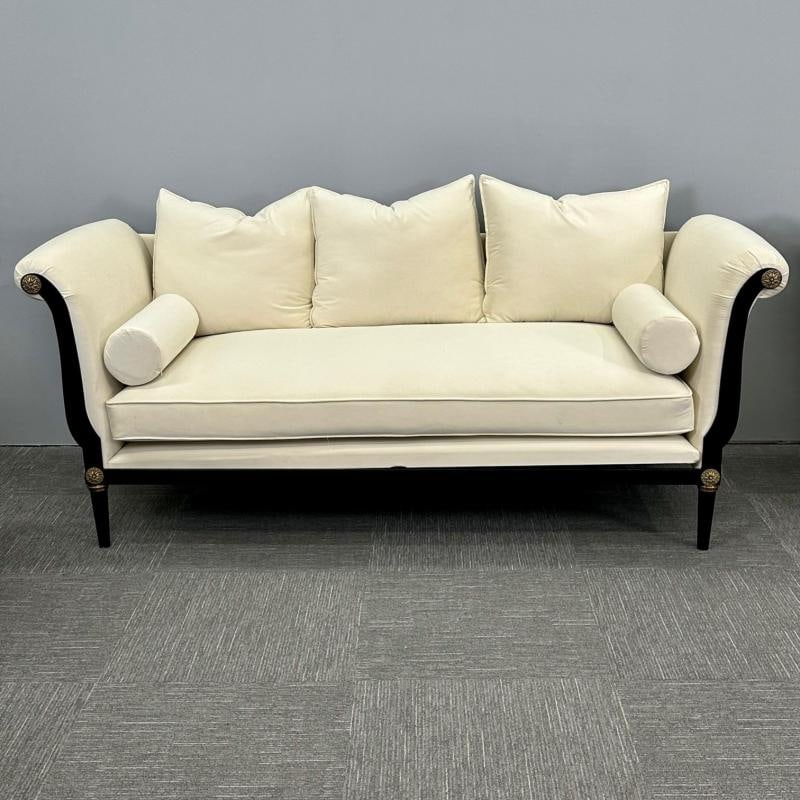 Pair of Steel and Bronze Sofas / Settees, Hollywood Regency, Peter Marino Style - 5