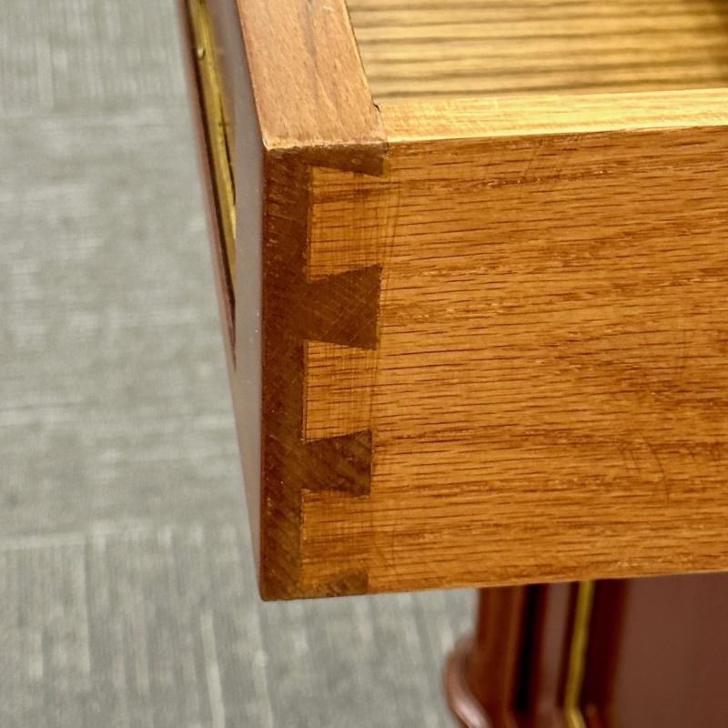 Louis XVI Hollywood Regency Style Bronze Mounted Mahogany Sideboard / Credenza - 7