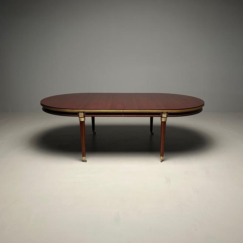 Monumental Louis XVI Hollywood Regency Dining Table, 15 Feet, Bronze Mounted - 2