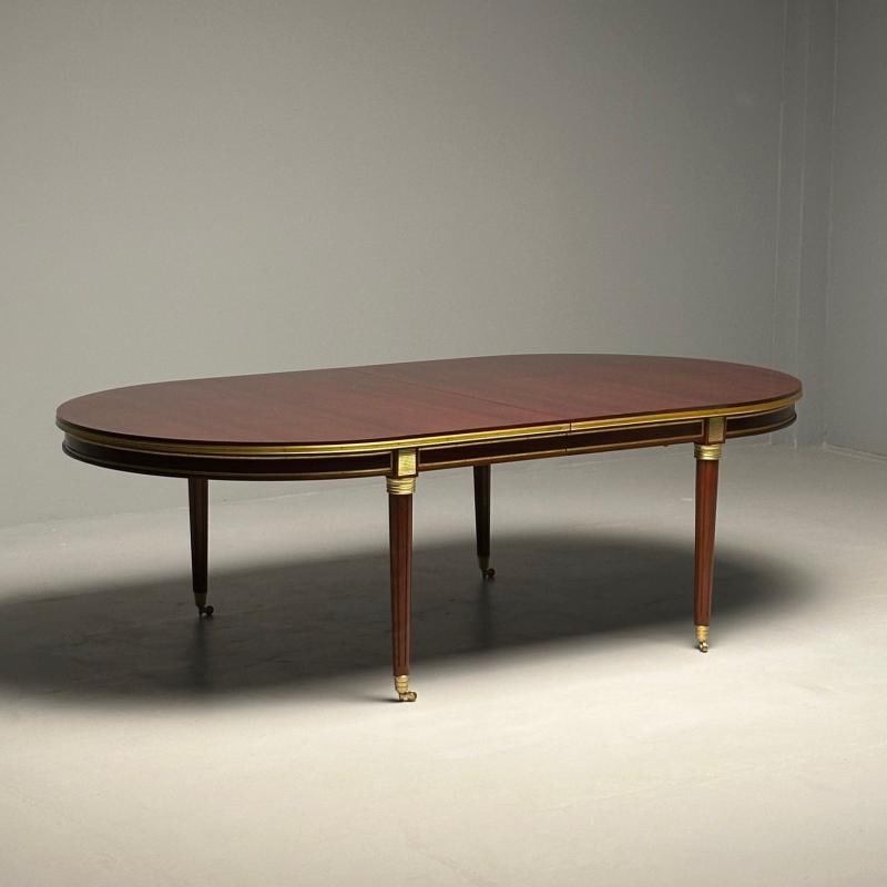 Monumental Louis XVI Hollywood Regency Dining Table, 15 Feet, Bronze Mounted - 3