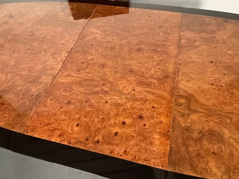 Mid-Century Modern Eva Dining Table by Vladimir Kagan, Labeled Full Dining Set - 8