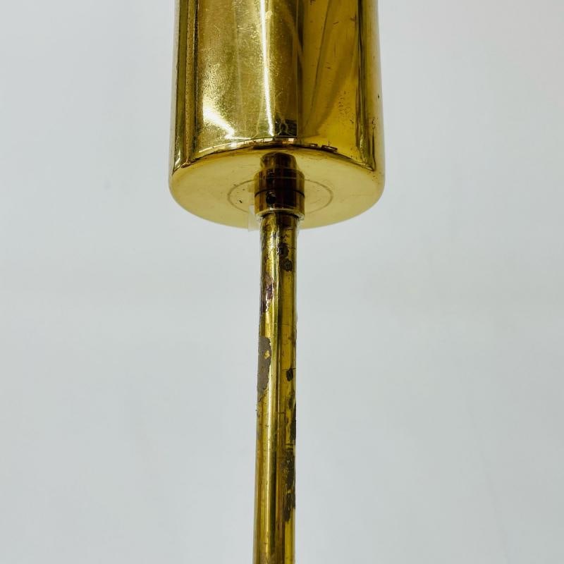 Small Circular German Mid-Century Modern Ice Glass Chandelier / Pendant, 1970s - 10