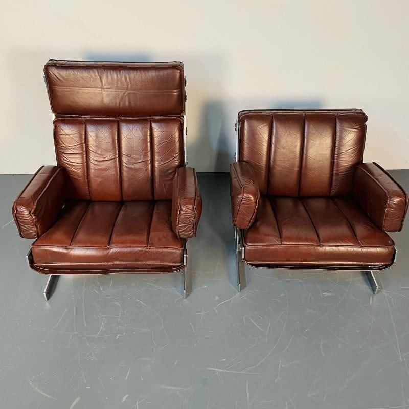 Pair of Swedish Mid-Century Modern Lounge / Club Chairs by Arne Norell, 1960s - 8