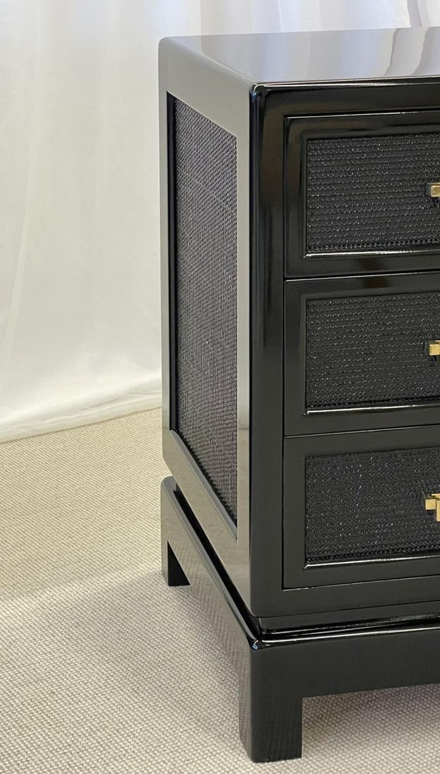 Pair of Mid-Century Modern Cabinets, Chests, Nightstands, Karl Springer Style - 12