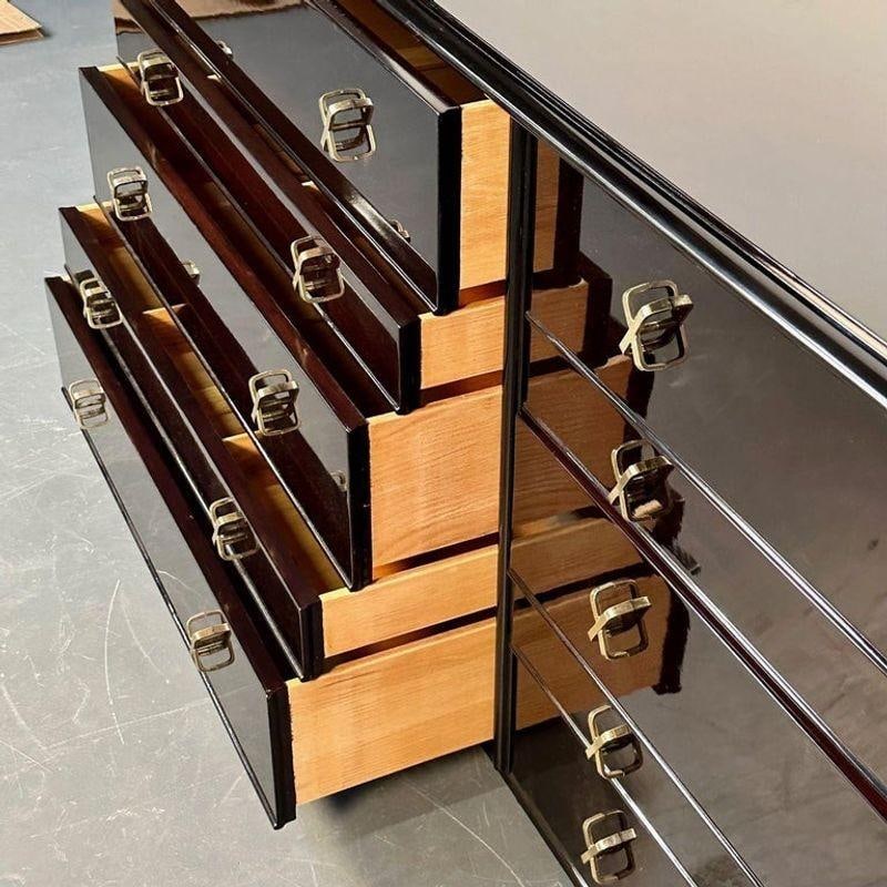 Compatible Pair Mid-Century Modern Dressers, Chests by Paul Frankl, John Stuart - 10