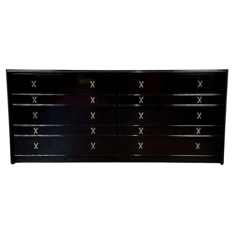 Compatible Pair Mid-Century Modern Dressers, Chests by Paul Frankl, John Stuart - 2