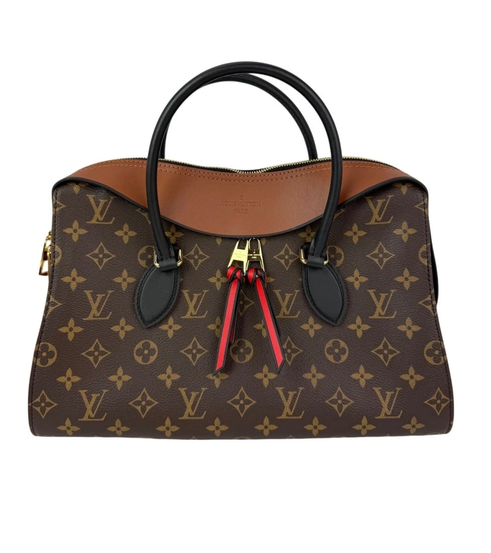 Louis Vuitton Monogram Tuileries Caramel Rouge Shoulder Bag: Title: Louis Vuitton Monogram Tuileries Caramel Rouge Shoulder Bag Description: Pre-Owned 100% Authentic Louis Vuitton Monogram Tuileries Caramel Rouge Shoulder Bag RATING: B...Very Good, well maintai
