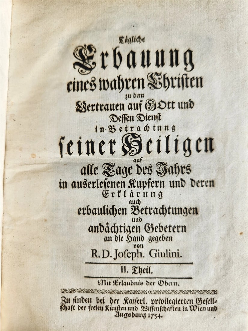 1756 THEOLOGY in GERMAN ILLUSTRATED w/ 76 COPPER ENGRAVINGS antique - 3