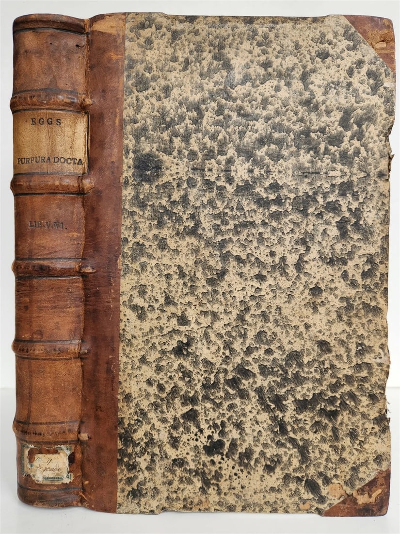 1714 PURPURA DOCTA by G.J. Eggs antique 18th century - 2