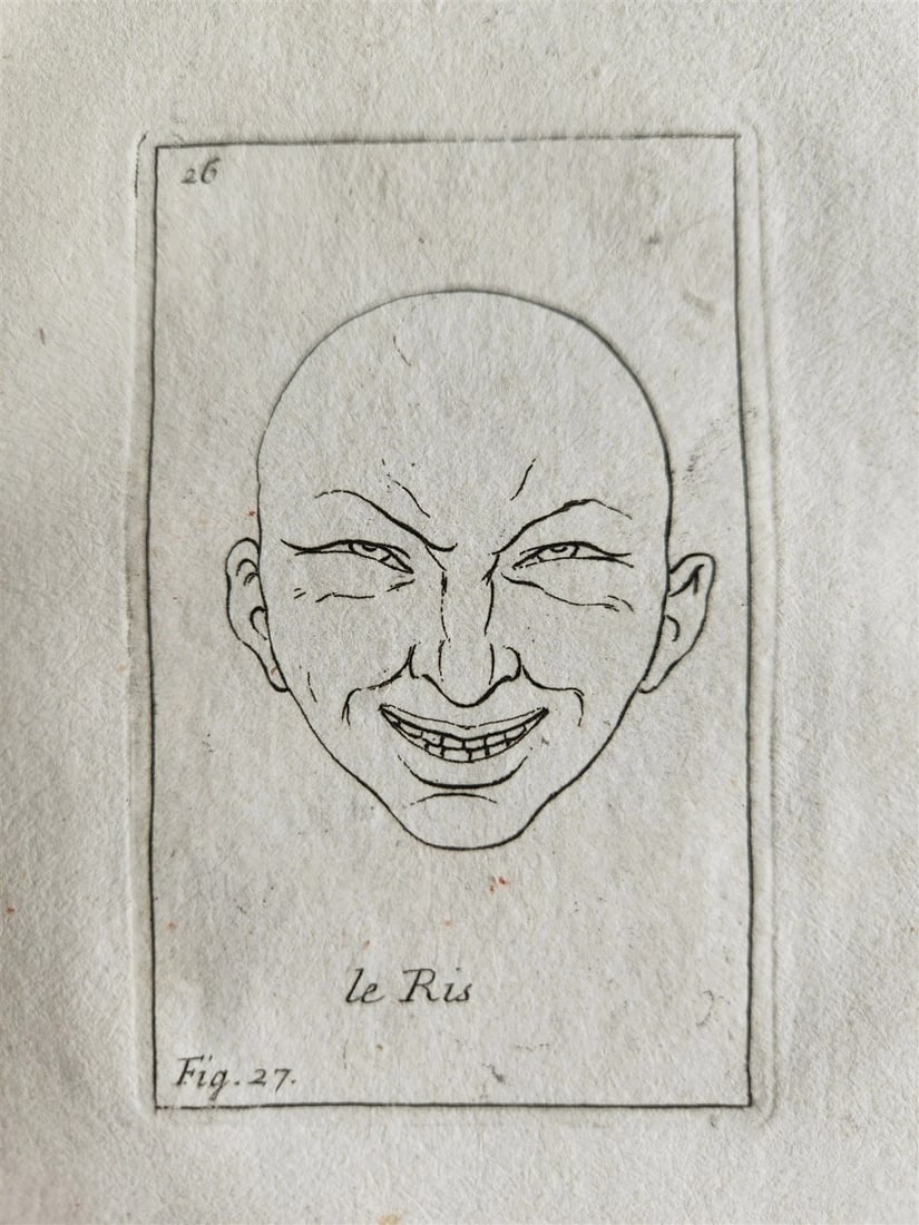 1703 ARTIST'S MANUAL by LE BRUN in DUTCH antique ILLUSTRATED PHYSIOGNOMY - 18