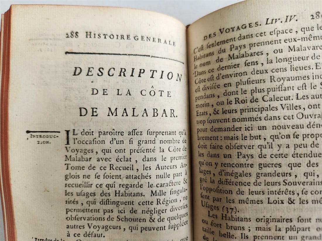 1753 HISTOIRE des VOYAGES antique VOL. 43 PIRATE WILLIAM DAMPIER TRAVELS - 6
