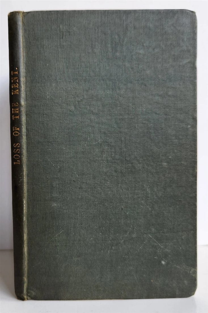 1825 Narrative of loss of Kent East Indiaman by fire in Bay of Biscay ANTIQUE - 2