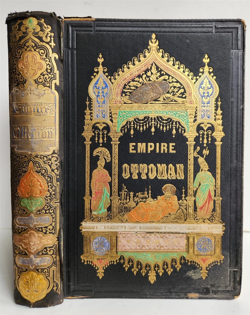1855 HISTOIRE de EMPIRE OTTOMAN antique ILLUSTRATED HISTORY of TURKEY (1 of 20)