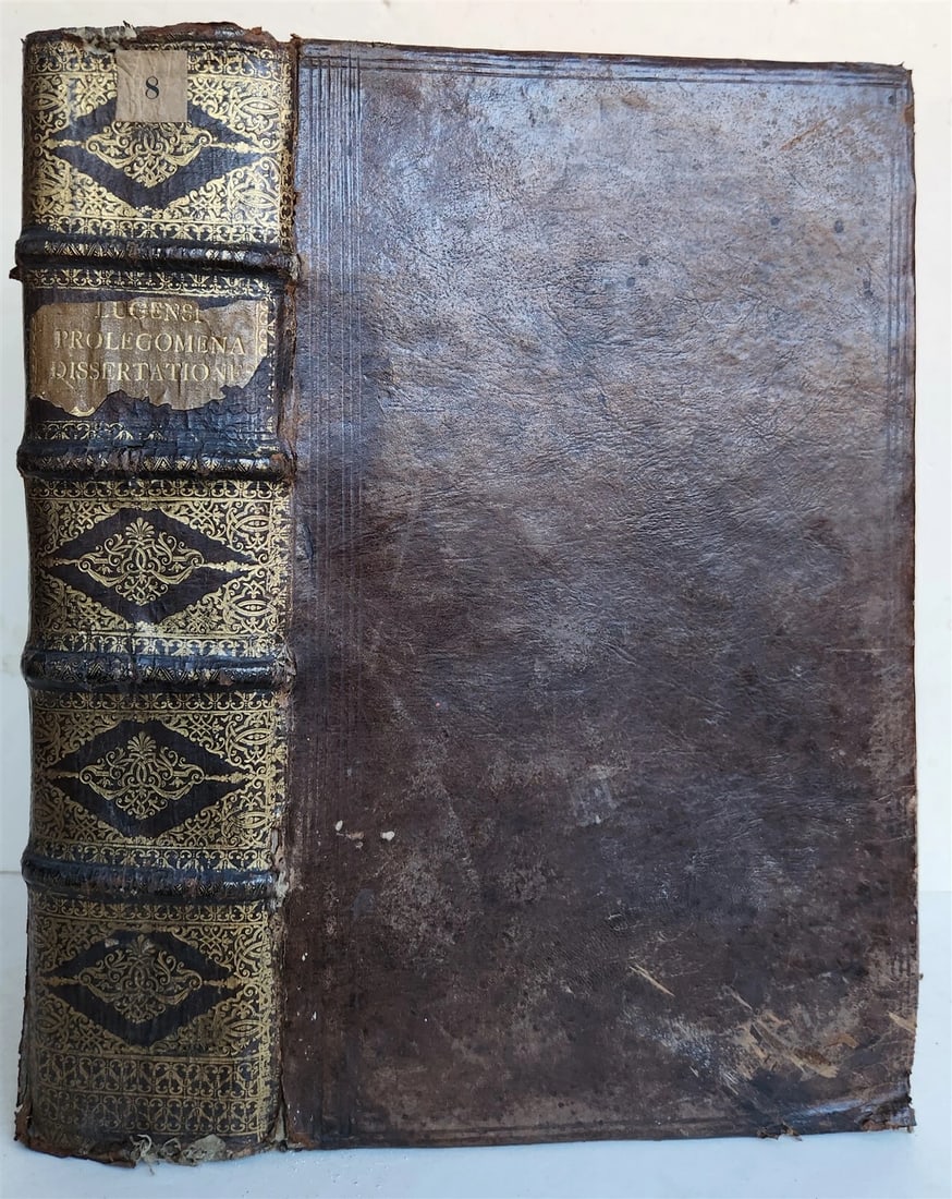 1732 PROLEGOMENA et DISSERTATIONES by AUGUSTINO CALMET antique FOLIO theology (1 of 12)